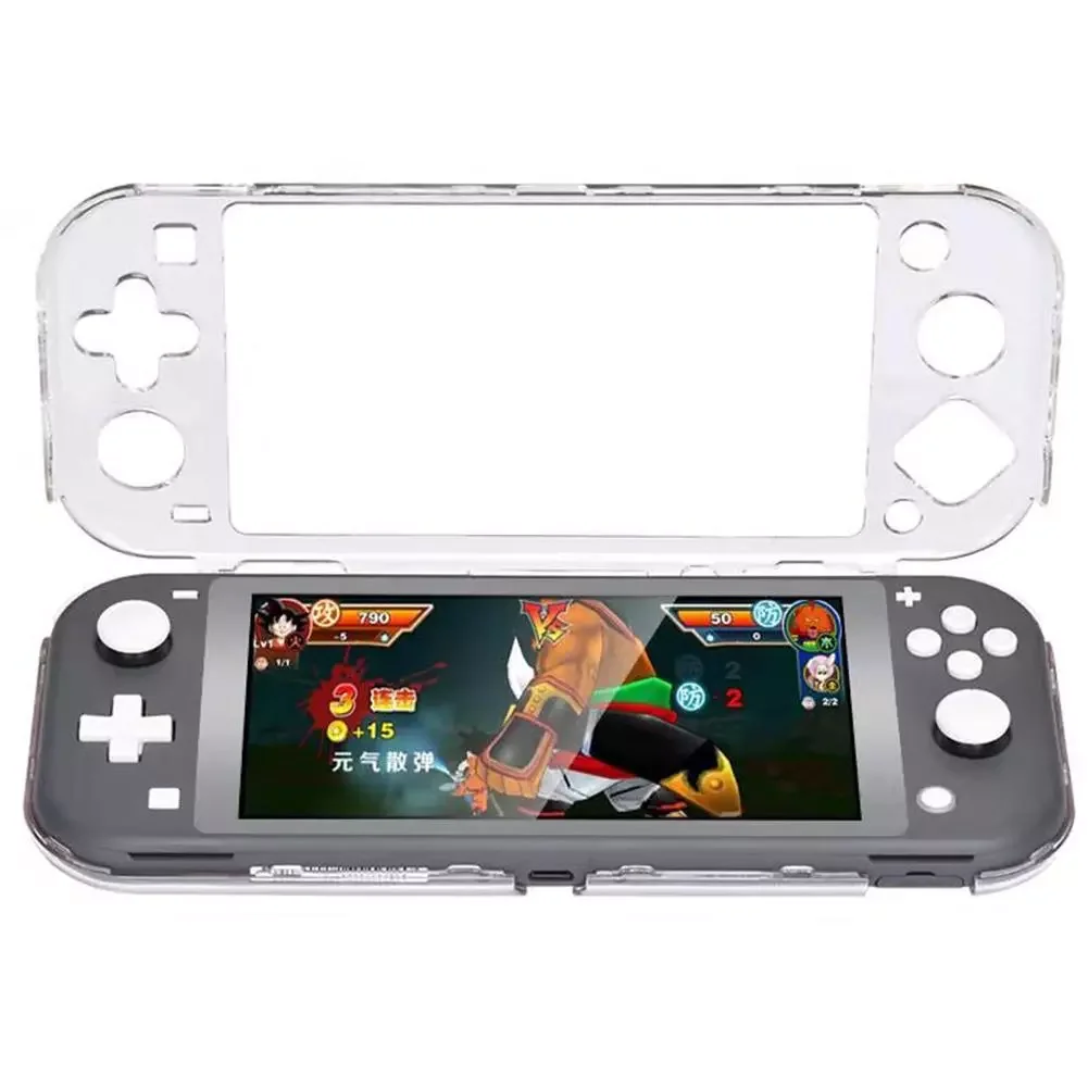 

Crystal Transparent Protective Case Cover Fit for Nintend Switch Lite Game Console Accessories Waterproof Shockproof Dustproof