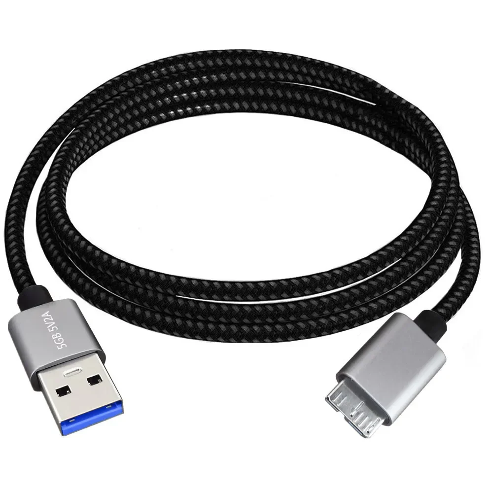 Фото Кабель Micro USB3.0 5 м, 3 м, штекер USB 3.0 типа A, шнур Micro B, совместимый с жестким диском камеры Samsung Galaxy S5 Note 3, и многого другого №4
