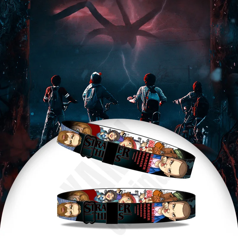 

Stranger Things Women Hand Bracelet Men Movie & TV Accessories Cartoon Bangles Jewelry Manga Wristband Gift Wholesale