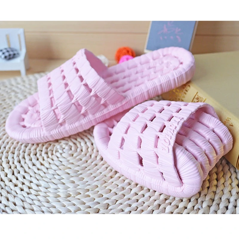 

M2EA Bath / Shower / Spa Womens Plastic Soft Slippers Casual Style Flat Sandals