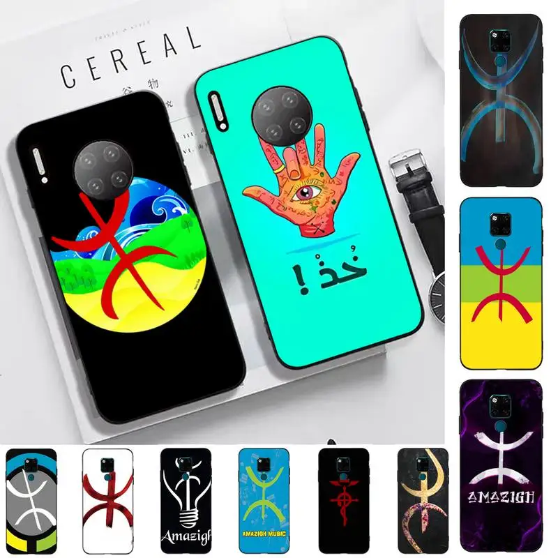 

Amazigh Symbol Berber Academy Phone Case for Huawei Mate 20 10 9 40 30 lite pro X Nova 2 3i 7se