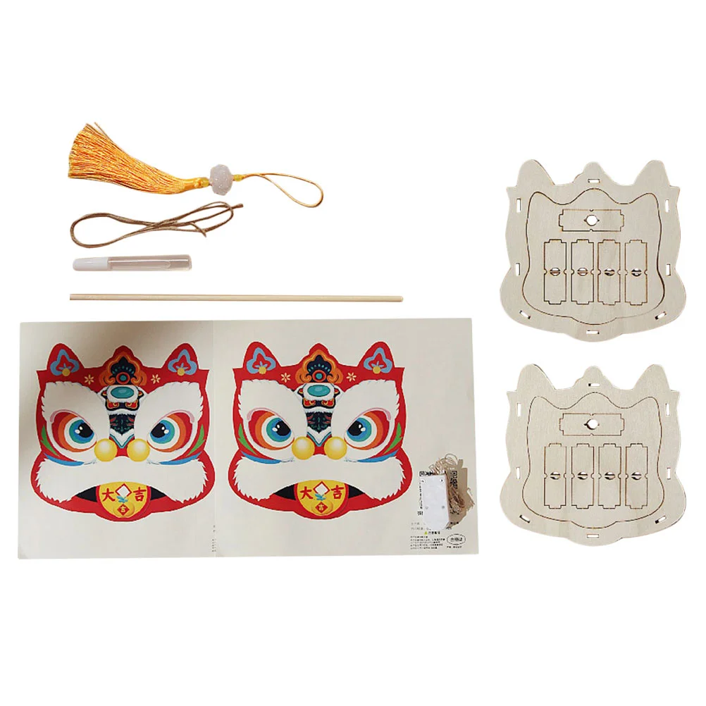 

1 Set Lantern Making Material DIY Accessory DIY Lantern Material Hand Held Lantern Decor for Festival Children Gift Home