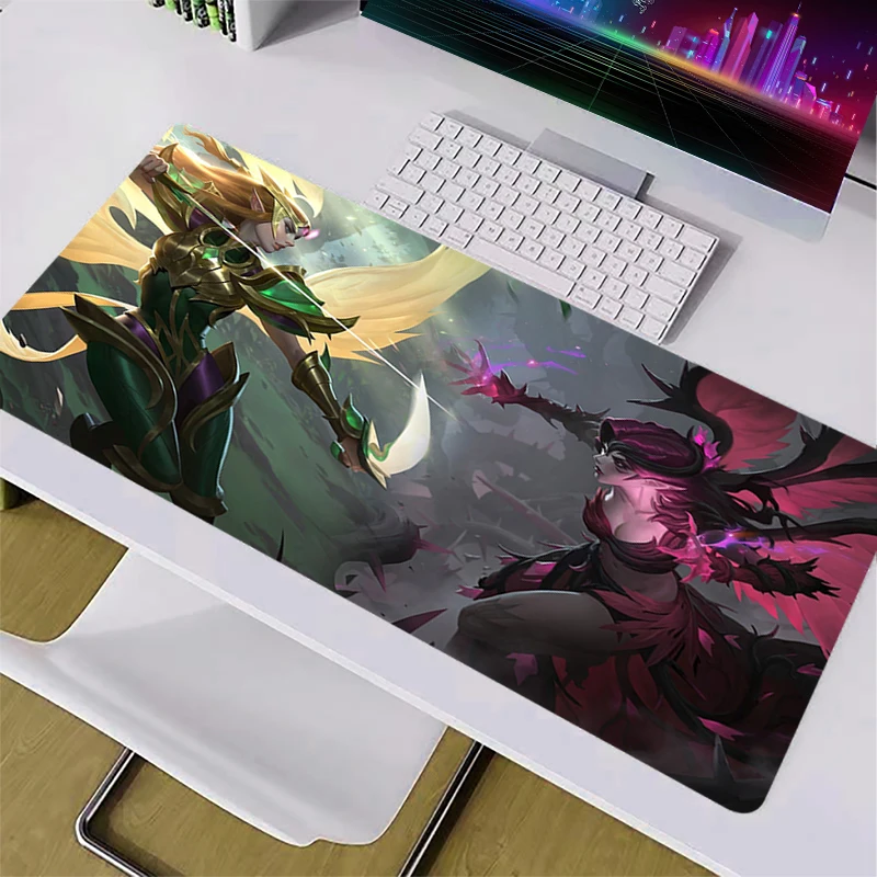 

Большой Домашний Настольный коврик, коврик для мыши, игровой коврик Morgana League Of Legends LOL, мягкий крутой нескользящий коврик для ноутбука, офисны...