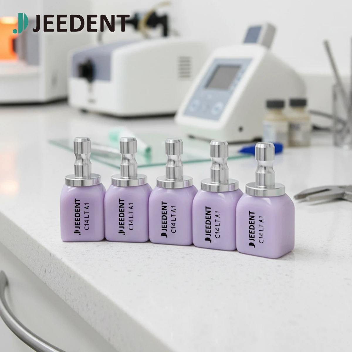 Фото JEEDENT 20 шт. C14 Sirona Lithium Disilicate Block HT/LT - Эстетическая реставрация для зубных коронок и виниров №5