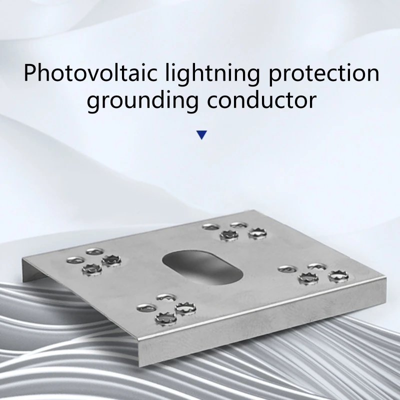 

50 шт. кронштейн из нержавеющей стали для солнечной панели, плоский кровельный кронштейн, заземляющая шайба D7YA