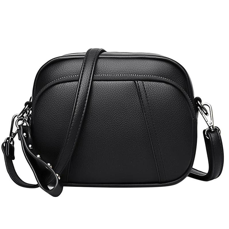 

Маленькие женские сумки, мессенджеры из искусственной кожи высокого качества, однотонные винтажные дамские сумочки на плечо