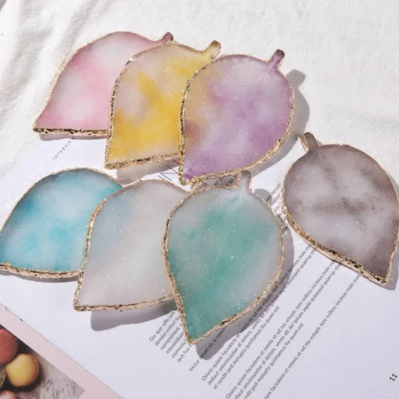 Полимерные палитры из агата и камня для дизайна ногтей Палетка смешивания