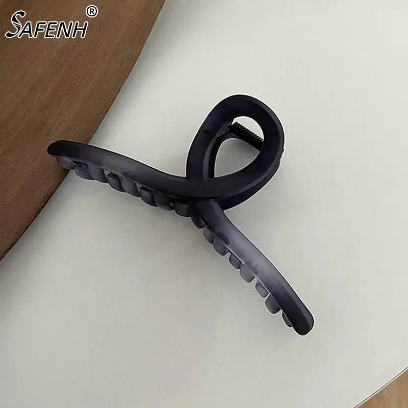 

Женская заколка-краб для волос, корейская модная резиновая Заколка-краб для волос из ацетата, аксессуары для волос для девушек и женщин, 2021