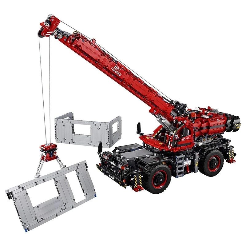 

4057PCS Terrain Crane Remote Control Model 40007 Building Blocks Bricks Kids DIY Toys Christmas Gifts Compatible 42082
