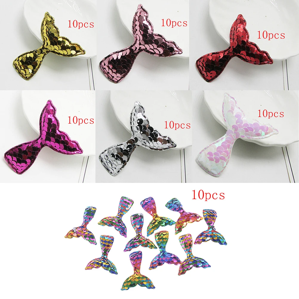 

10 шт. разноцветные Блестки Русалка хвост кекс Топпер Свадебная вечеринка девичник фотодекор