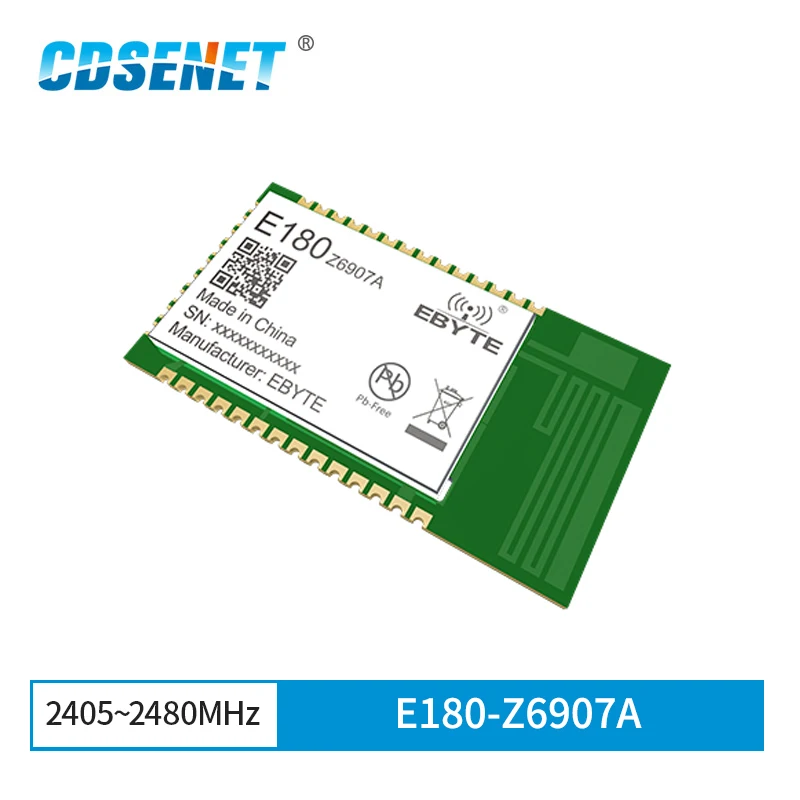 Модуль ZigBee 3,0 SoC 2,4 ГГц TLSR8269, модуль ZigBee E180-Z6907A 7dBm 48 МГц 32-битный MCU беспроводной модуль приемопередатчика для IoT Smart Home