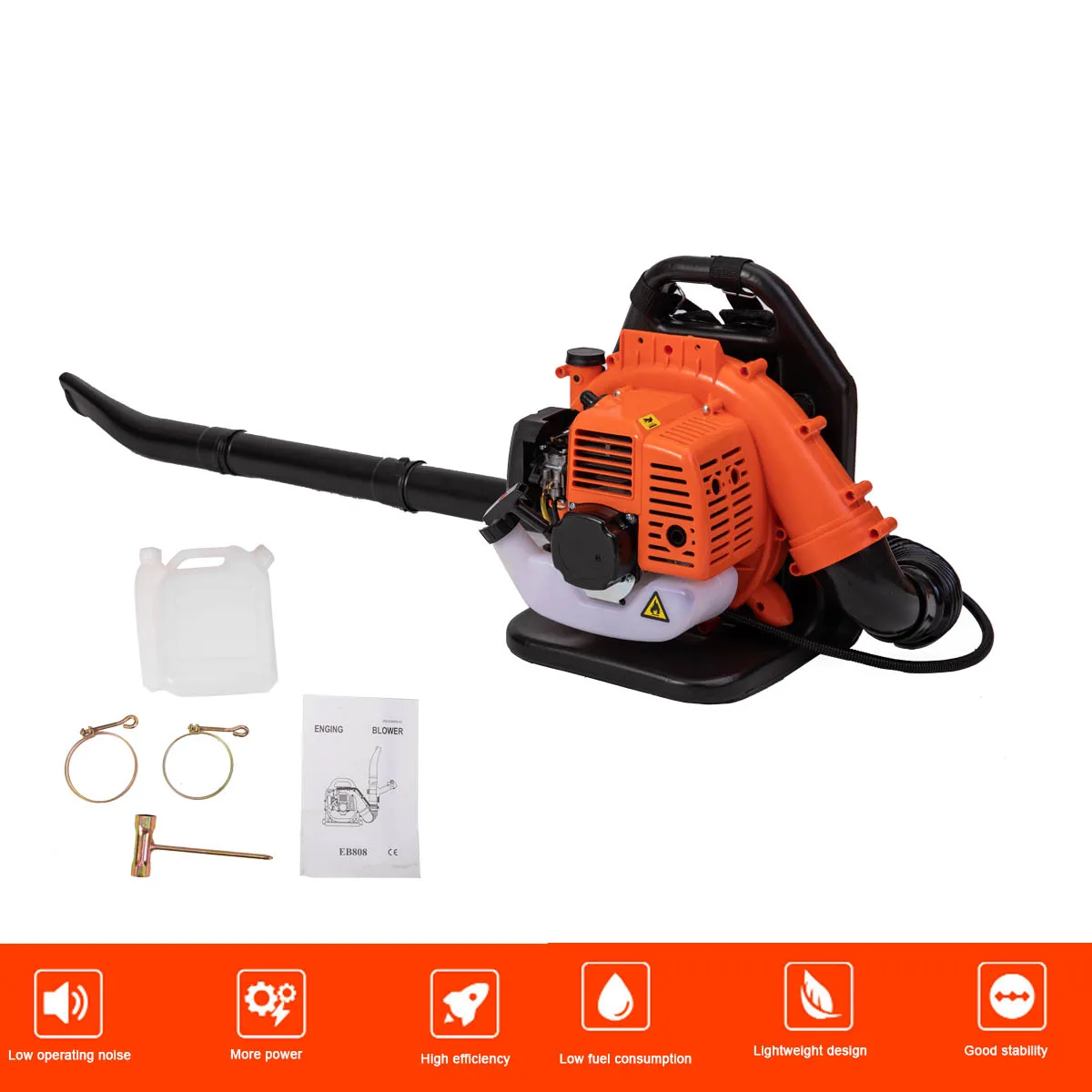 Adjustable Backpack Harness Conical Blow Nozzle Industrial D