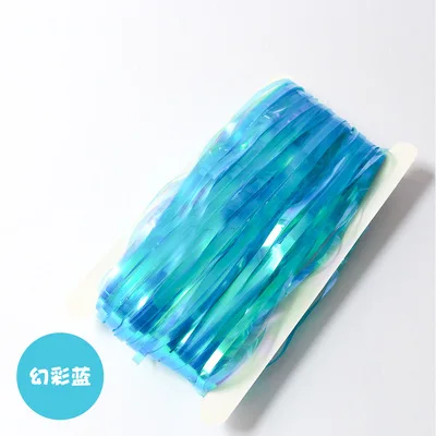 

Декоративная гирлянда-штора 1x2 м разноцветных кисточек