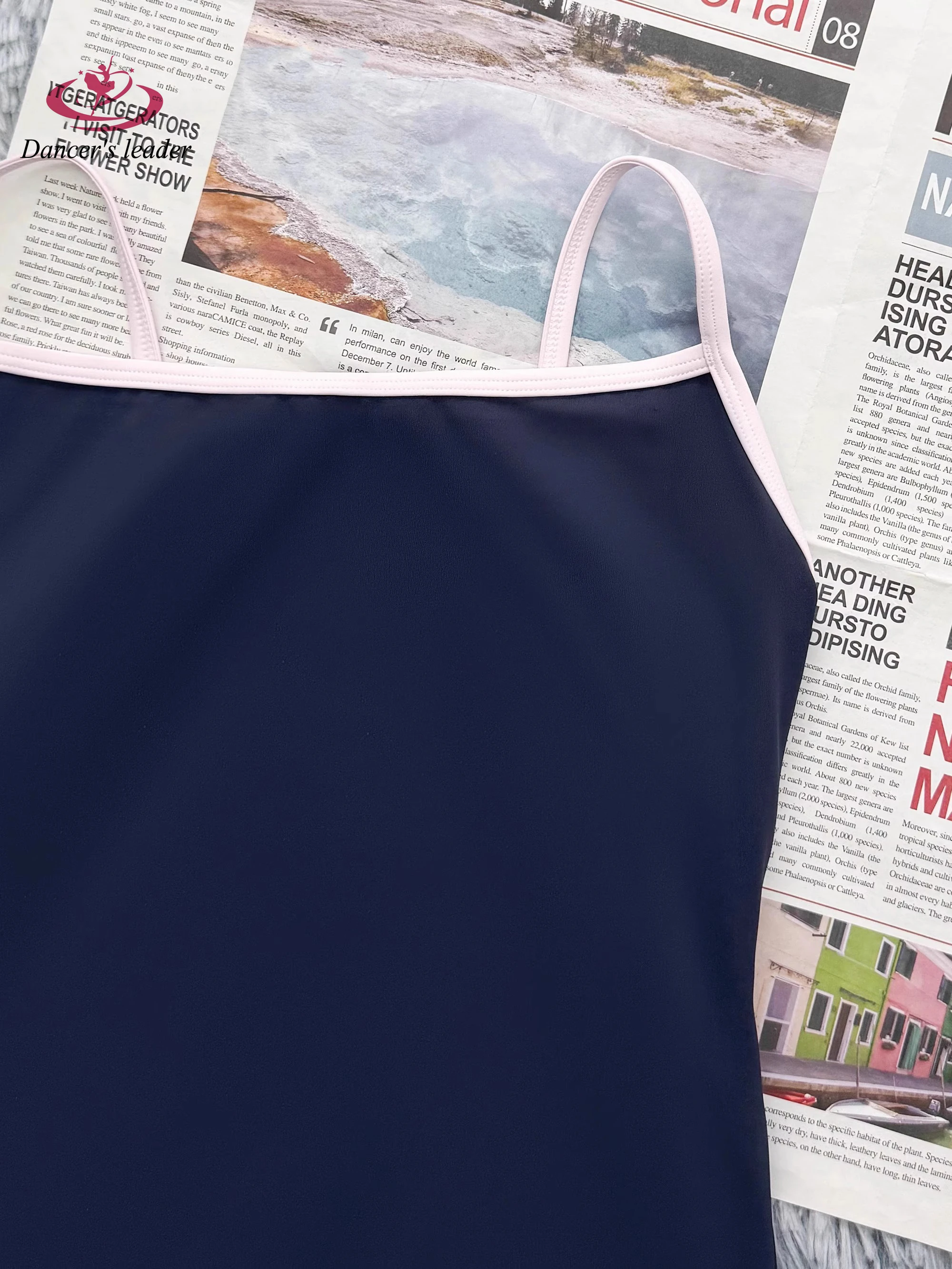 Балетный гимнастический наряд Элитный танцевальный стробоскоп контрастные