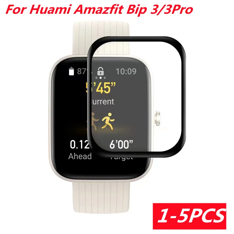 

Изогнутая композитная 3D пленка для Huami Amazfit Bip 3/3Pro, 43 мм, защита экрана от царапин для смарт-часов Huami Amazfit Bip 3Pro