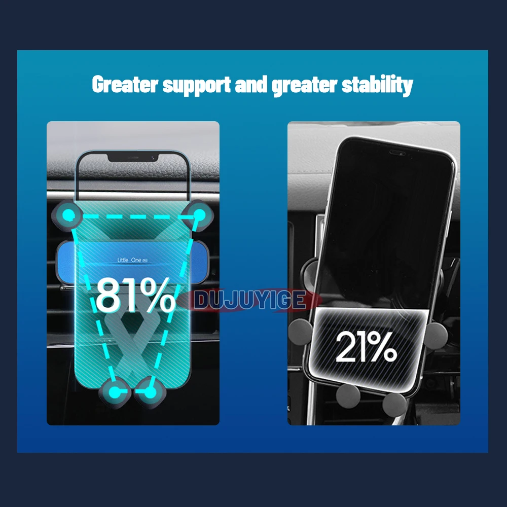 Гравитационный магнитный держатель для телефона с беспроводной зарядкой на