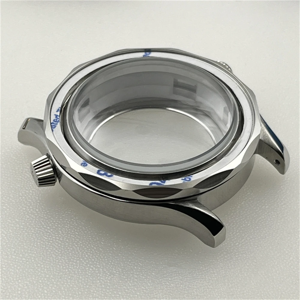 NEW Convex Mirror Arch Glass Watch Case NH35 42mm Stainless Steel Waterproof Case For NH35A/NH36/4R35A/4R36A Movement 31mm Dial