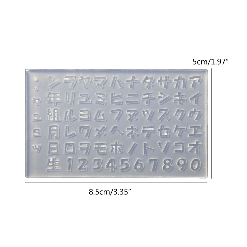 3D японские алфавиты силиконовая форма для дизайна ногтей инструменты искусства