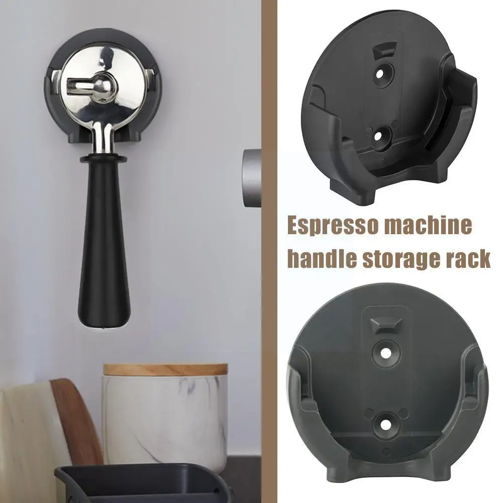 

Italian Coffee Machine Handle Bracket Holder Free Punching Mounted Plastic Wall Bracket Kitchen 51-58mm Bar Storage K1M1