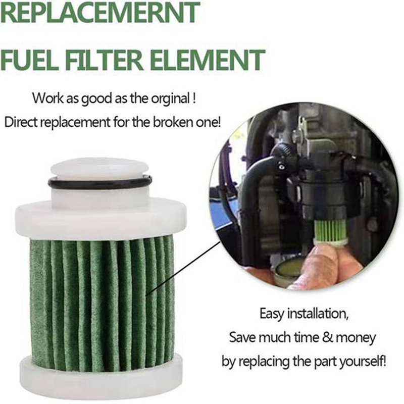 36 шт. 4-тактный топливный фильтр 40-115 л.с. для Yamaha F40A F50 T50 F60 T60 моторный подвесной