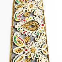 5 cm wide ethnic style embroidery lace diy clothing collar material flower webbing accessories