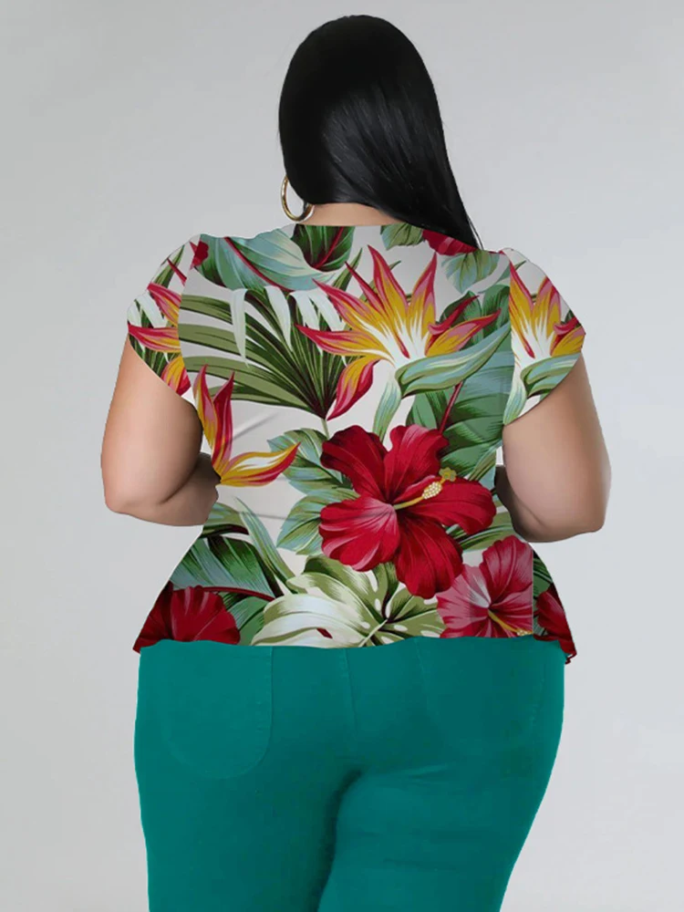 Женский комплект из двух предметов элегантный облегающий топ и леггинсы летний