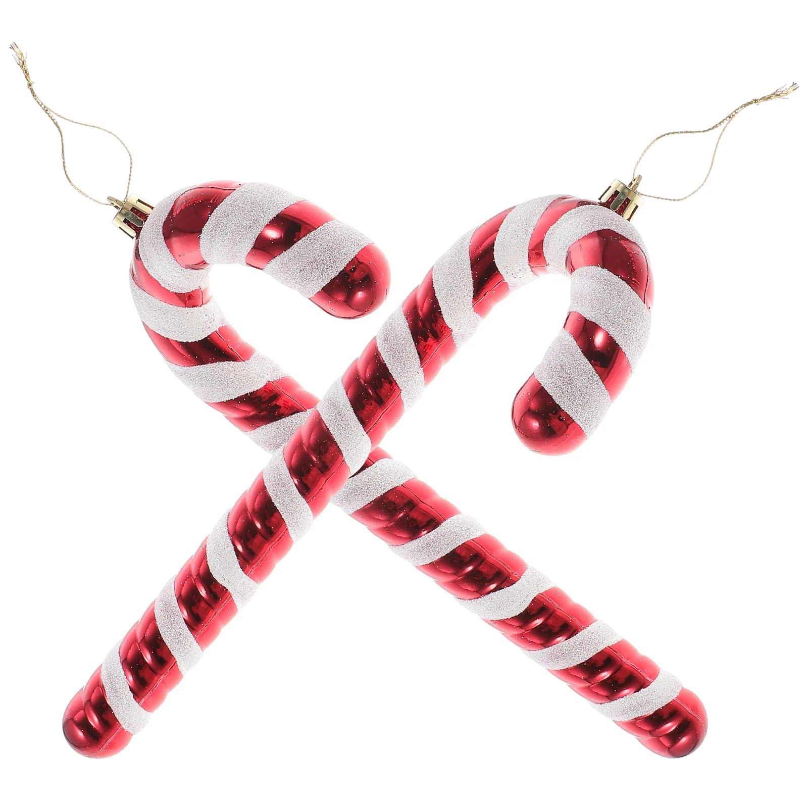 

2pcs Xmas Cane Pendants Xmas Cane Ornaments Xmas Decorative Cane Pendants