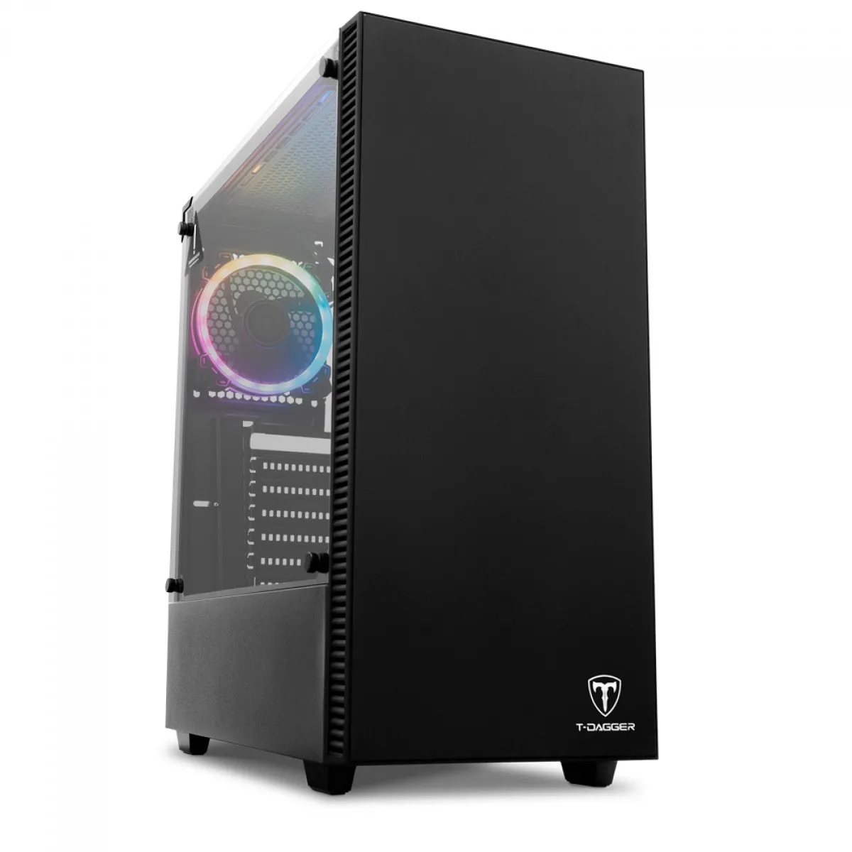 

Gamer T-Dagger Cube Black, Mid Tower, Side Glass Cabinet-T-TGC305B