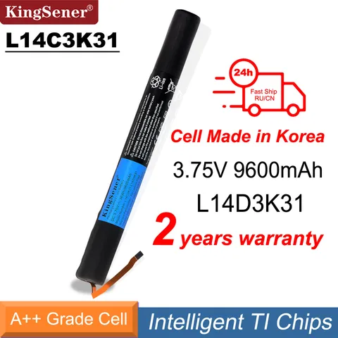 Новый аккумулятор KingSener L14C3K31 для Lenovo Yoga Tablet 2 1050L 1050F 2-1050F 2-1051F 2-1050L 2-1050LC 2-1051L Yt2-1050 L14D3K31