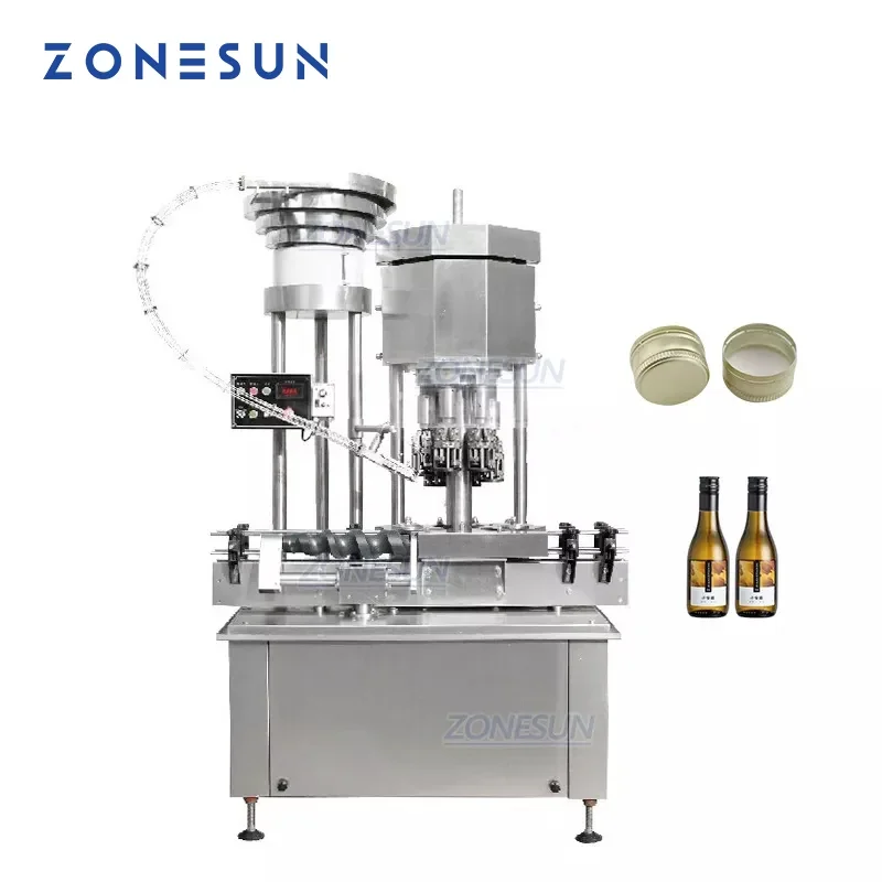 ZONESUN ZS-XG440C Автоматическая машина для обжима крышек с алюминиевой крышкой Ropp