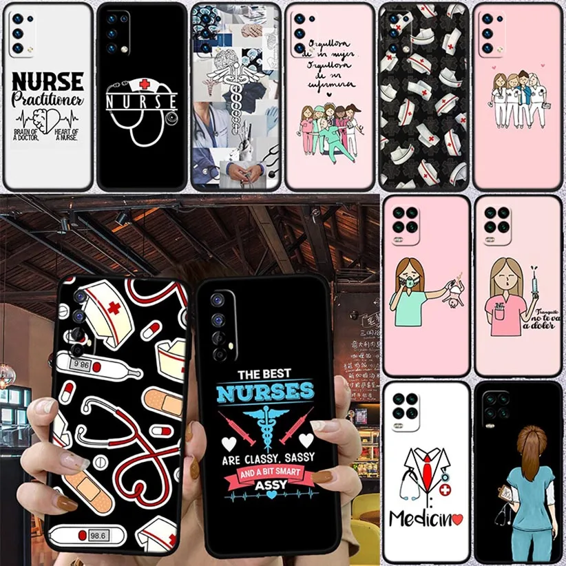 Чехол для телефона с докторской медсестрой Samsung Galaxy A05 A05S A12 A13 A15 A33 A53 A73 M15E M55 S10 S10E S20