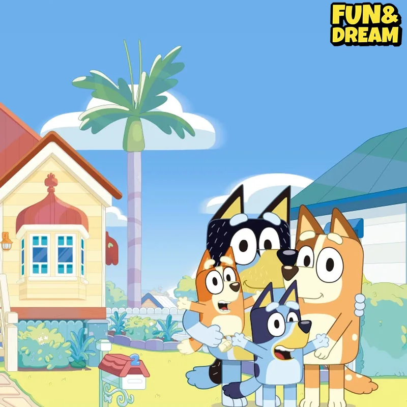 Bluey Play House Toy Pony Набор для верховой езды включает два куклы подарки на день