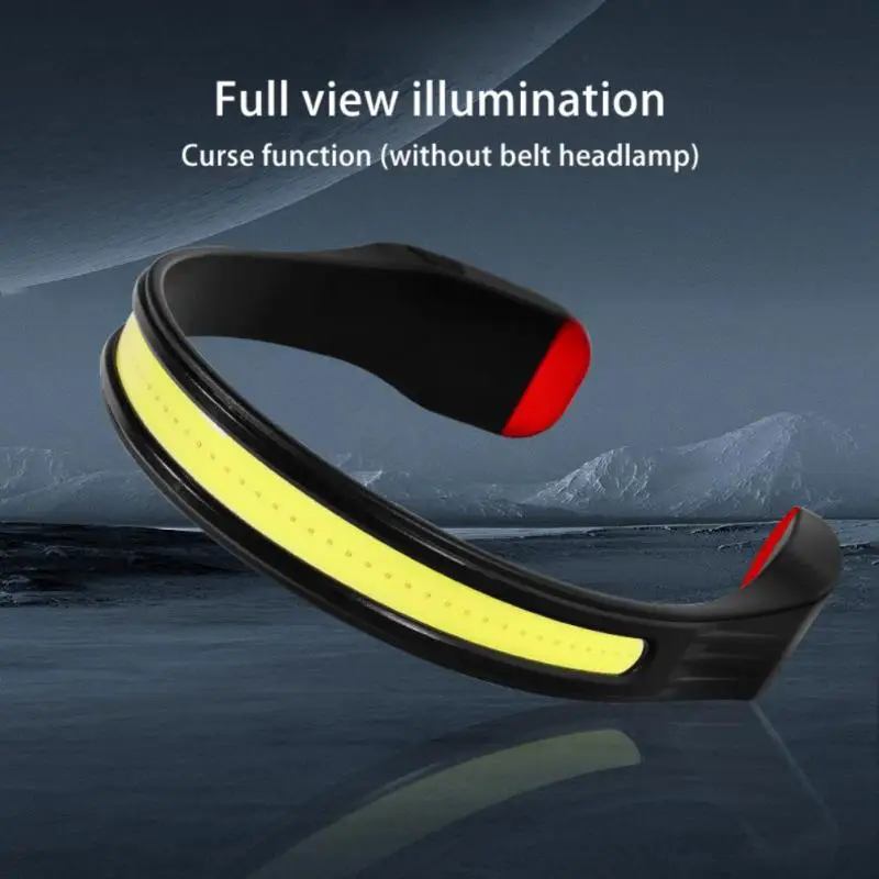 

Налобный мини-фонарь, светодиодный COB светильник типа с для работы на открытом воздухе, ночной рыбалки, бега, шеи