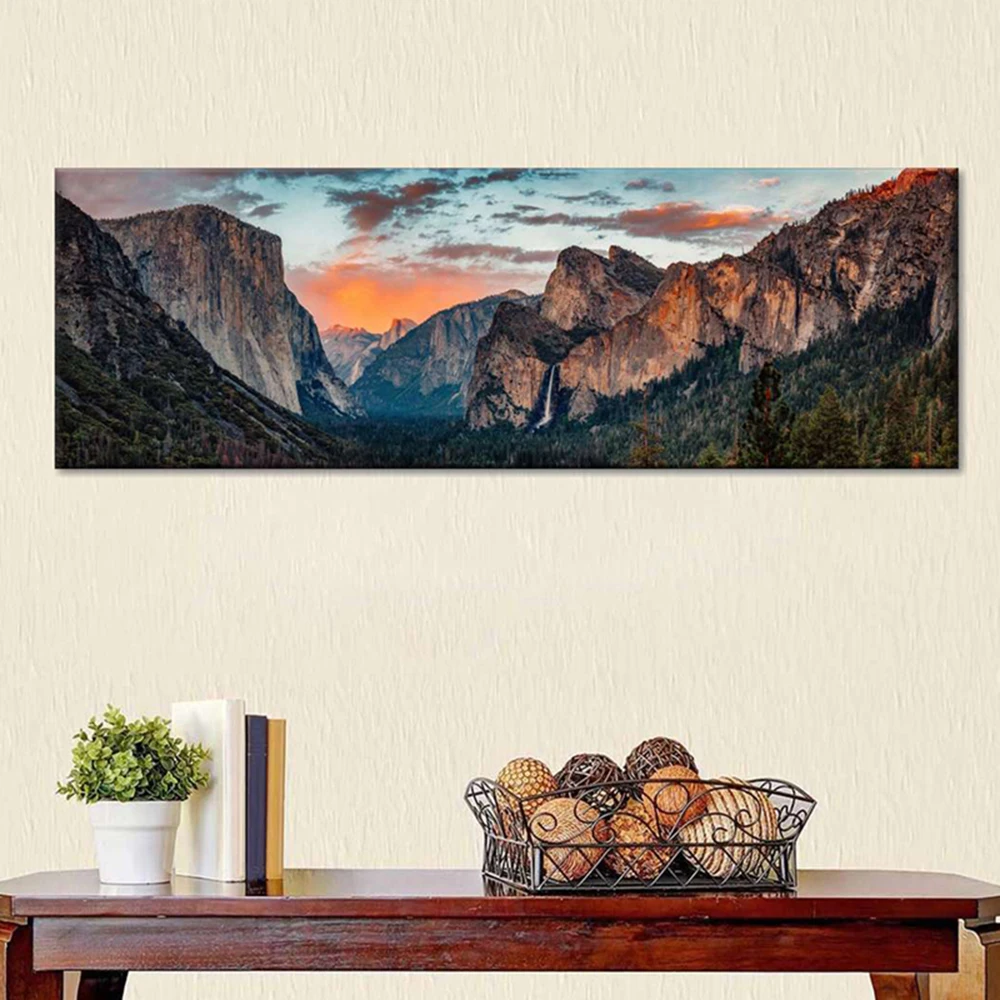 Пейзаж Монтана панорама гора озеро накидка холст картина природный пейзаж