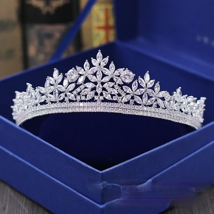 Bridal Headdress Wedding Crown Princess Crown Dinner Party Hair Accessories Wedding Dress Accessories