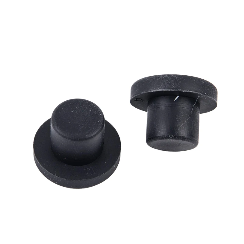 

10Pcs Solid Rubber Hole Caps 3-12mm High Temperature Resistance Seal Hole Plugs