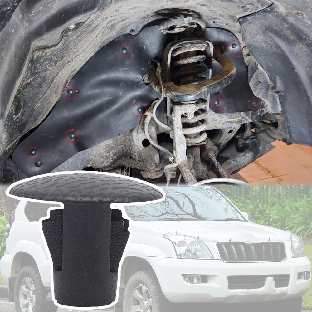 

20 шт. брызговик, зажим для крыльев, фартук с заклепками для Toyota Land Cruiser Prado J120 J150 2003 2004-2020 Lexus GX470