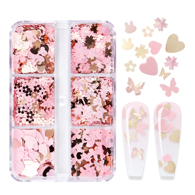 

D0LC Epoxy Resin Mold Filler Glitter Confetti Nail Art Stickers 3D Nail Art Sequins Glitter for Epoxy Resin,Jewelry Making