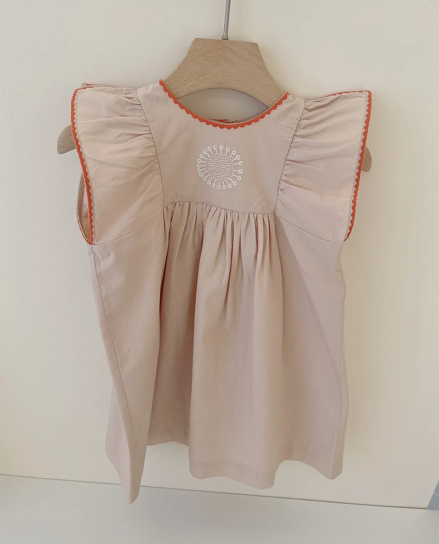 

Платья для маленьких девочек светло-розовое летнее платье с изысканной вышивкой подсолнуха летнее платье для девочек детская одежда