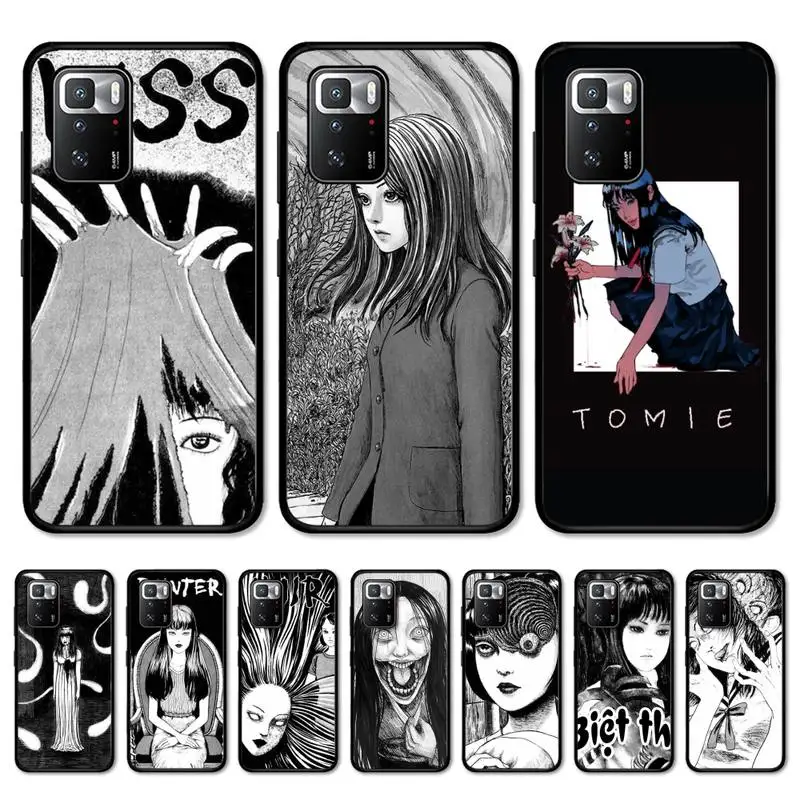 

Horror Comic Tomie Phone Case For Redmi 9A 8A 7A 7A 7 6A 5A 5 Plus 4X S2 GO K20 K30 6 Note 8 9 Pro Cover