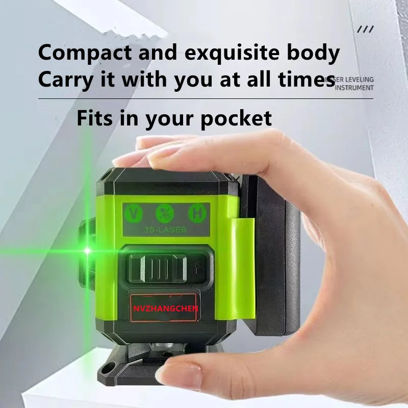 Лазерный уровень 3D/4D 12/16 линий самонивелирующийся
