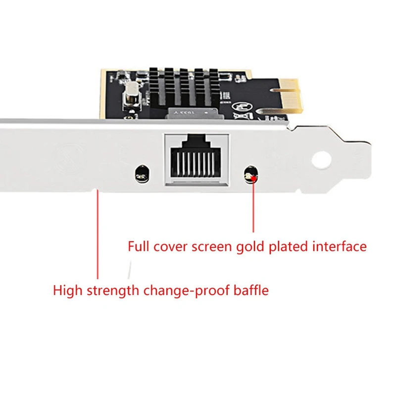 2 5G сетевая карта PCI-E настольная RTL8152 для игр высокоскоростная |