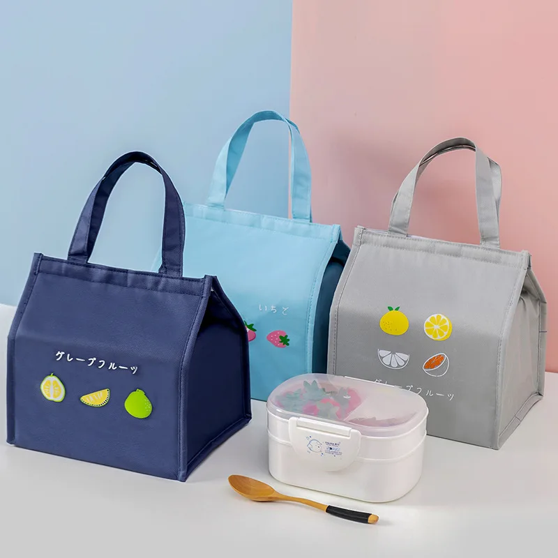 

Simple Lunch Bag Portable Picnic Insulation Bag Waterproof Lunch Bags for Children Bolsas De Almuerzo Lancheira Escolar Infantil