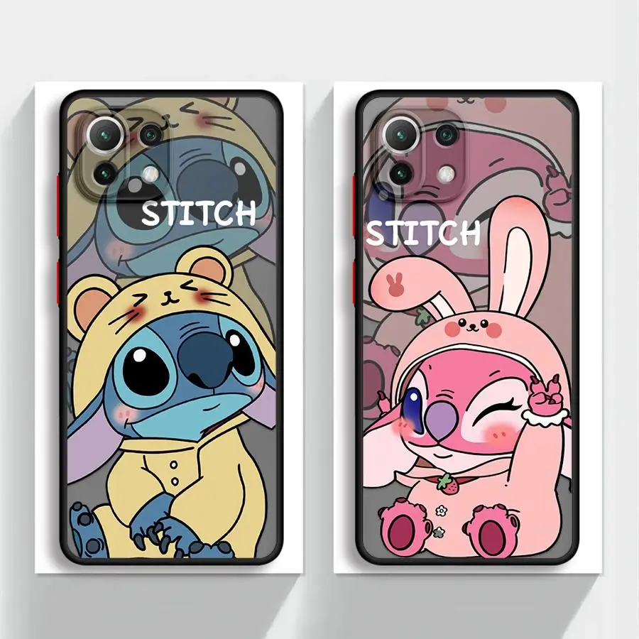Чехол для телефона Stitch The Baby Disney Xiaomi Redmi 13C 5G 12 4G 10C 10A 12C 9 10 9A 9i 9T 9C A1 A2 Plus K40 Pro матовый