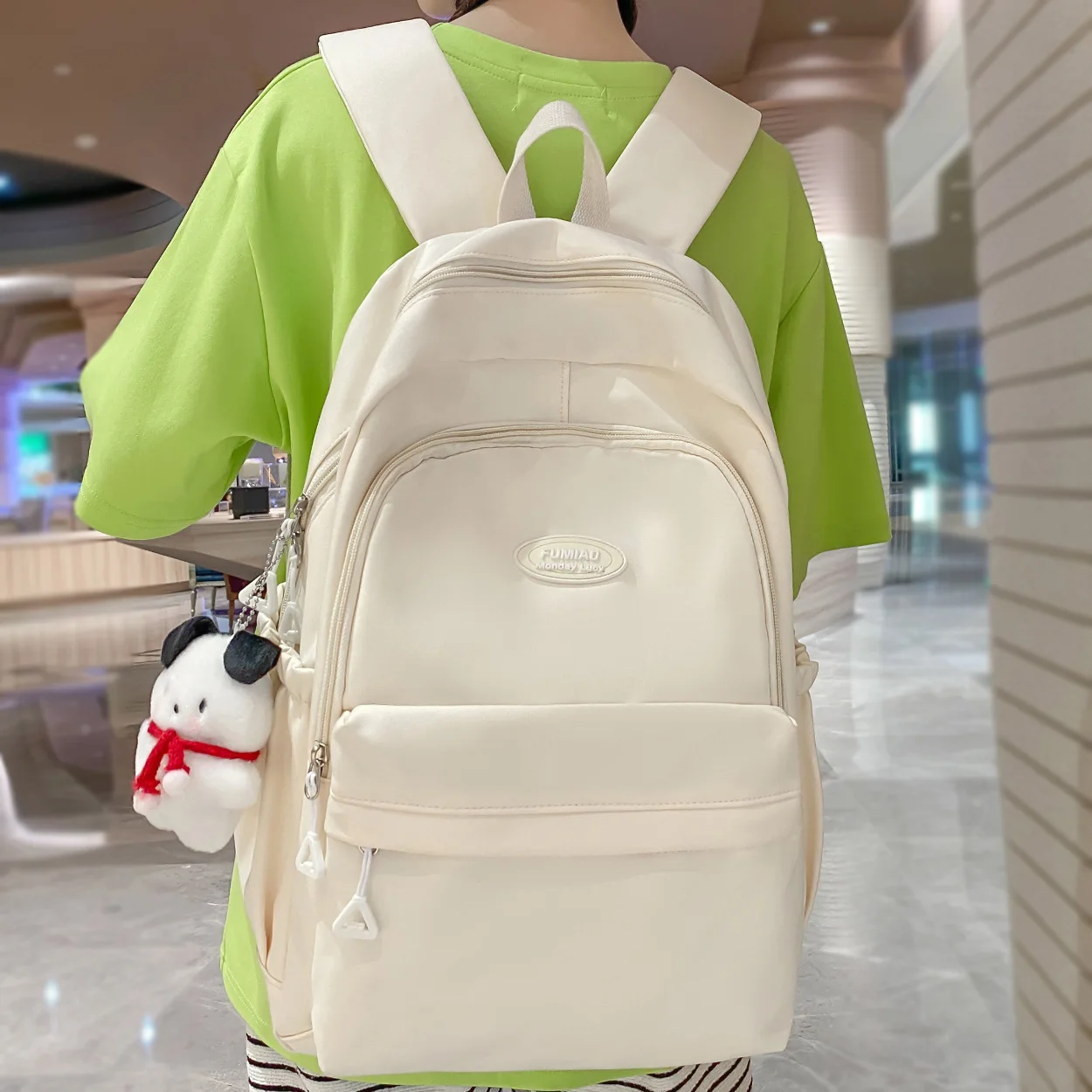 

Girl Travel Nylon Book Bag Waterproof Women Kawaii Laptop College Backpack Student Ladies Trendy Female School Bags Cute Fashion