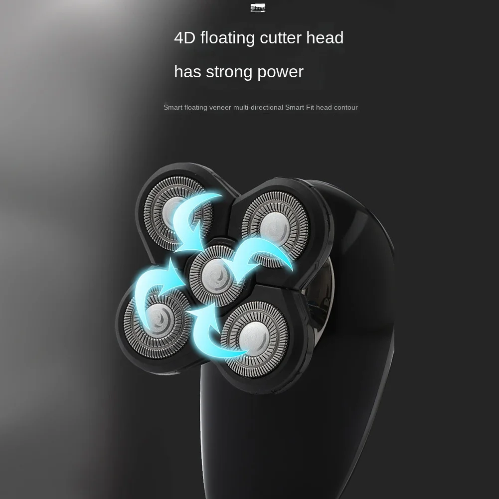 Электрическая бритва для мужчин лысины светодиодный дисплей триммер волос в