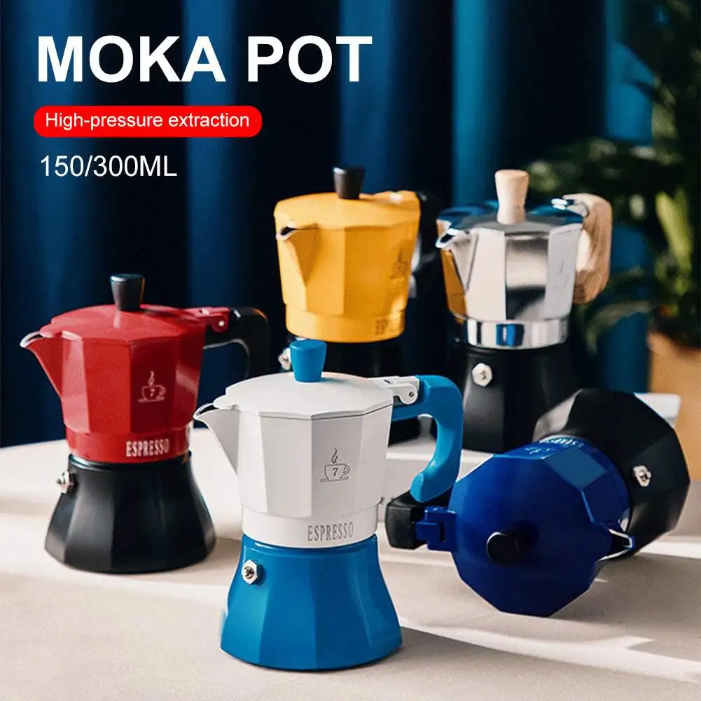 For Rich Bold Espresso - Stainless Steel Stovetop Espresso Maker With Ergonomi