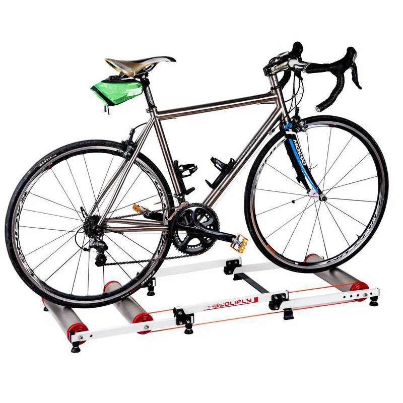 

Bike Roller Trainer Bickcles Platform Aluminium Alloy Mute Indoor Exercise Home Gym MTB Road Cycling Platform Trainer Adjustable