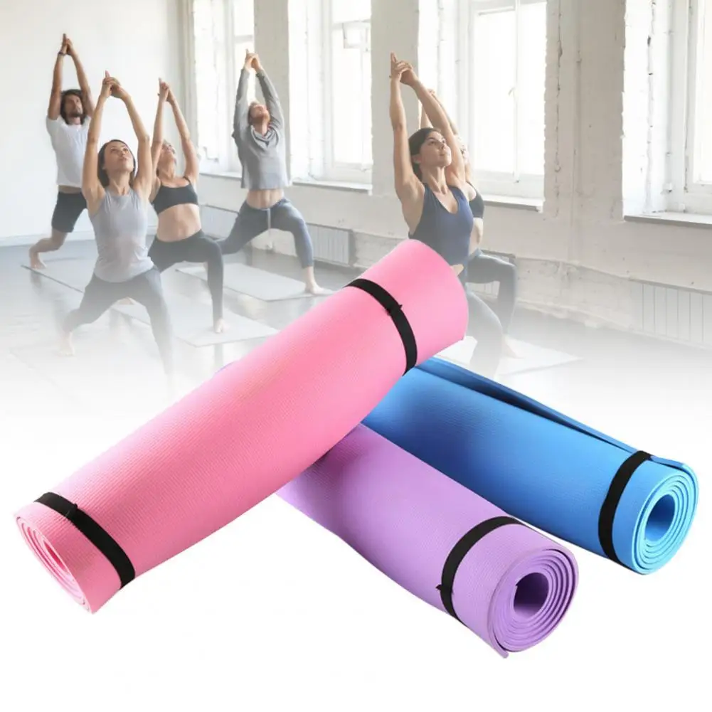 

6mm Anti-Slip Healthy Weight Loss Fitness Durable Thickening Exercise Mat Yoga Mat Shock Absorbing Anti-Slip Accessories