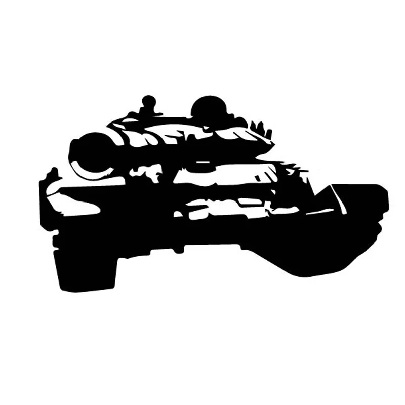 

Автомобильные наклейки, ослепительный военный автомобиль, танк, отличная модель, корпус Мотоцикла, заднее окно, водонепроницаемый, декоративный, 20 см